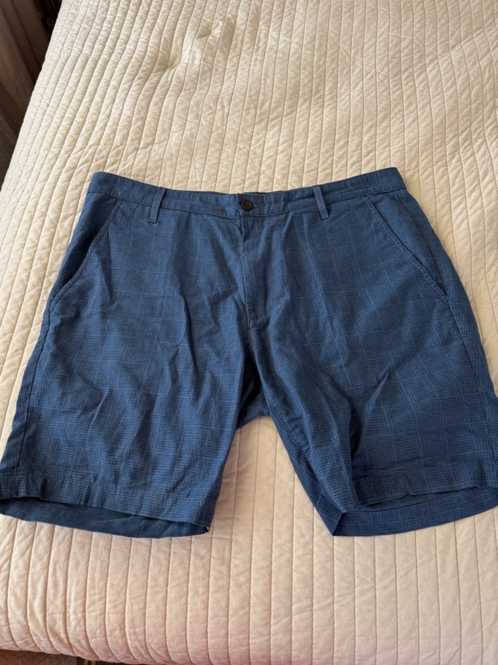 Men’s AG The Wanderer linen cotton blend shorts 36
